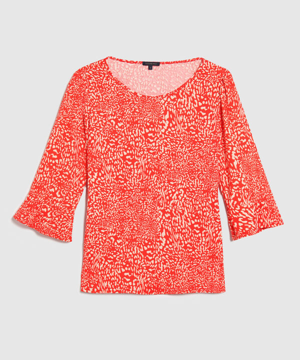Camiseta Estampada Escote Redondo