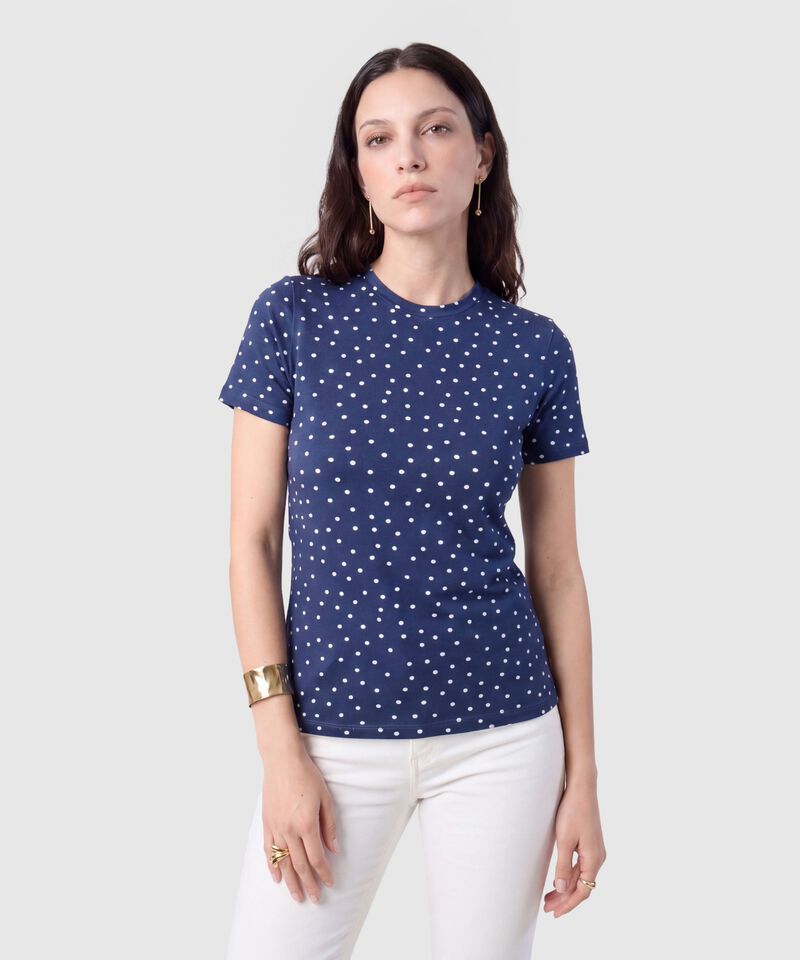 Camiseta Manga Corta Ajustada Mujer