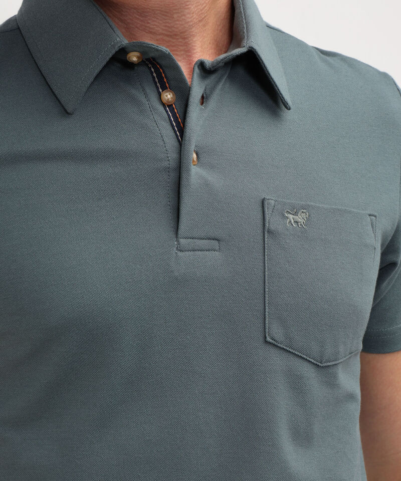 Polo Unicolor Cuello Duro