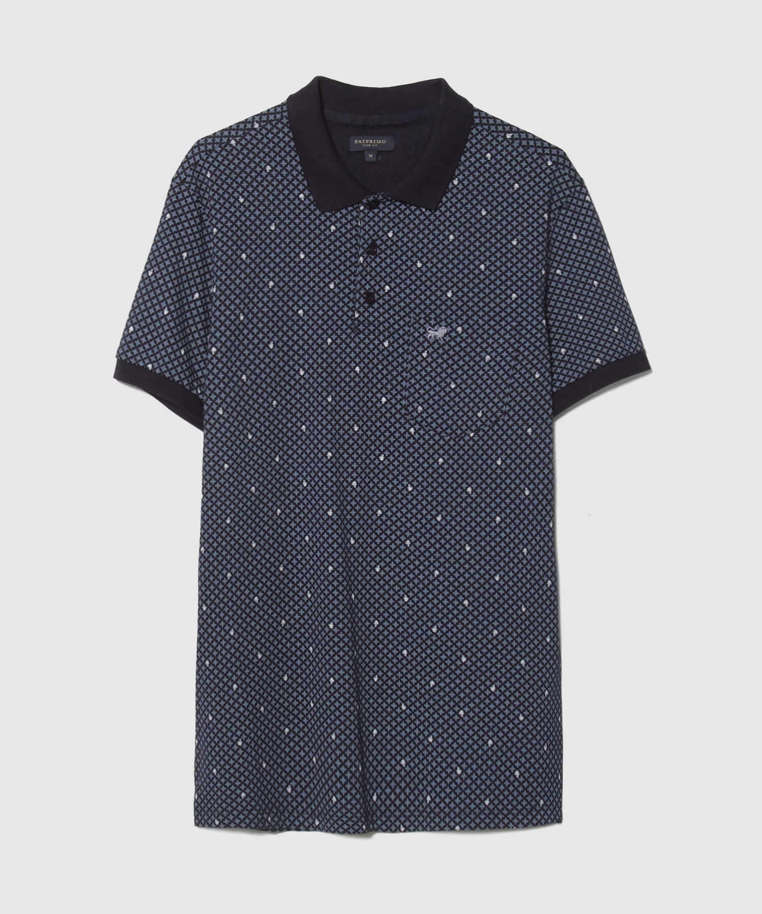 Polo Tejida con Estampado