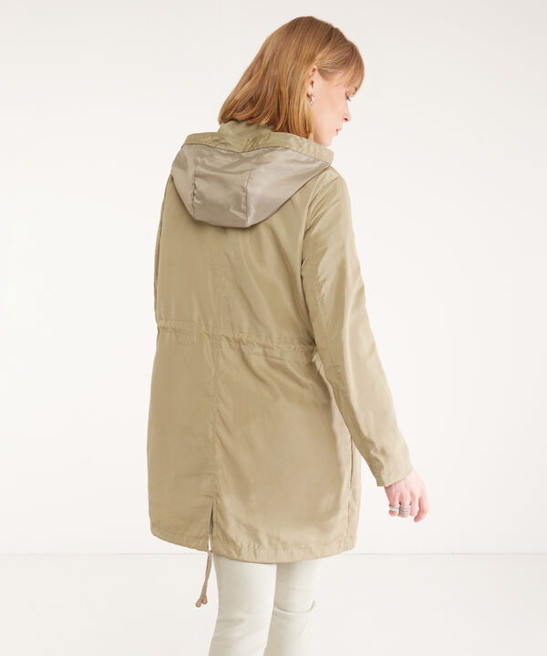 Chaqueta Parka Unicolor