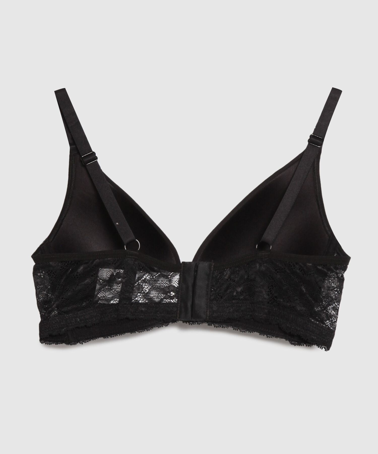 Brasier Con Copa Triangular Con Encaje En Base