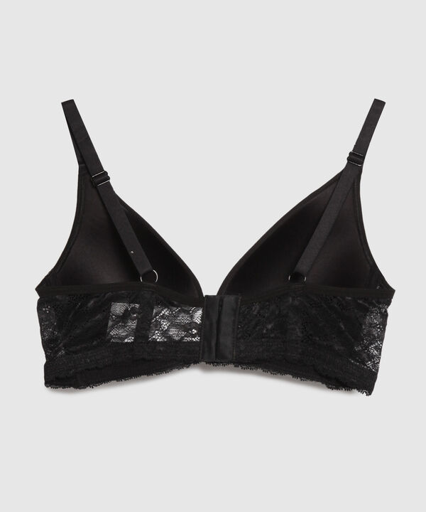 Brasier Con Copa Triangular Con Encaje En Base image number null