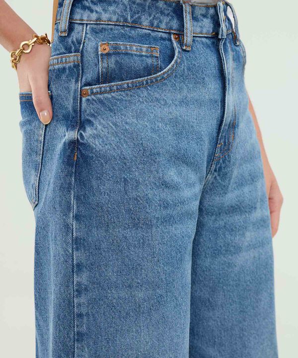 Jean Extra Wide Leg Tono Azul Medio