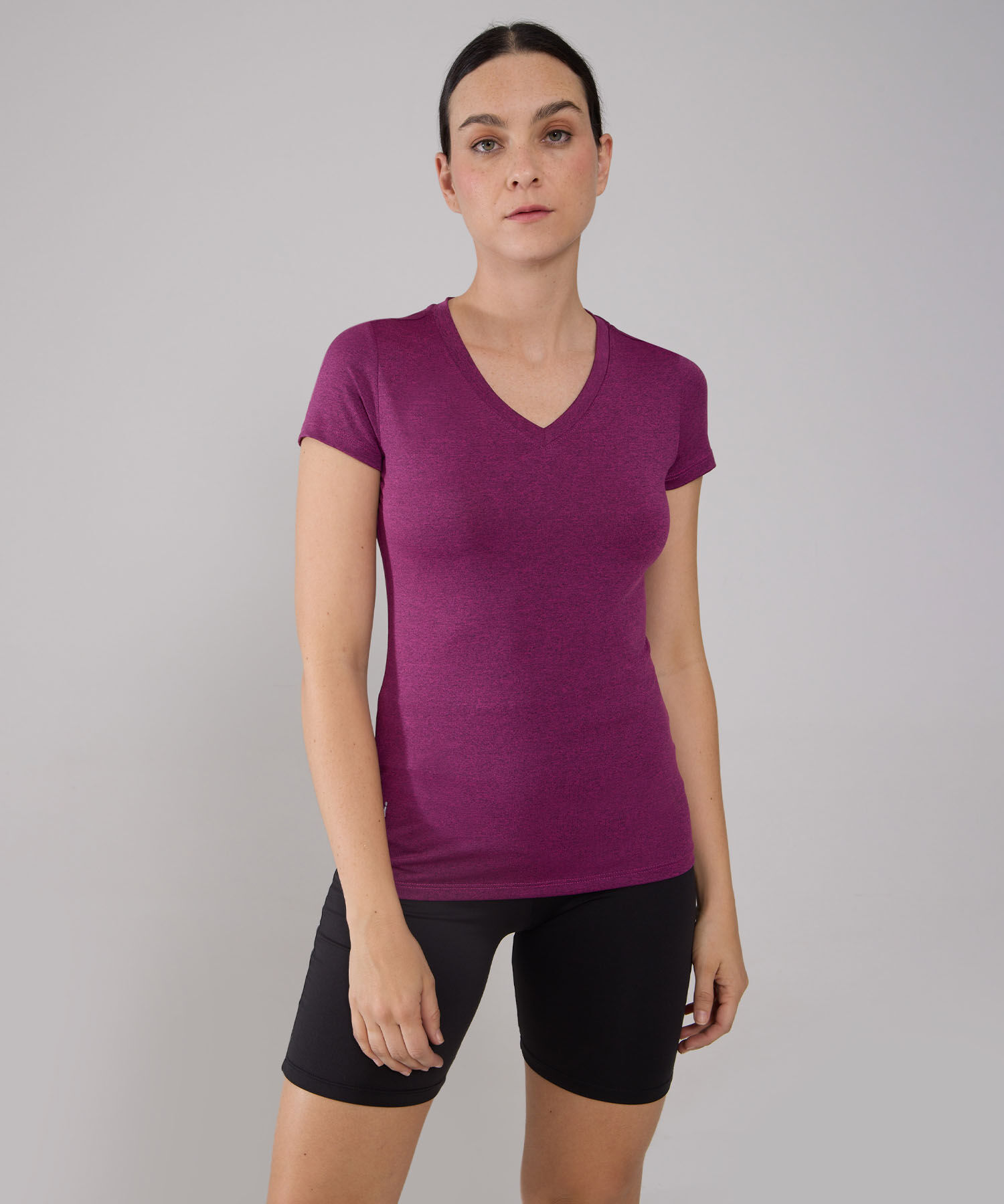Camiseta Deportiva Jaspeada