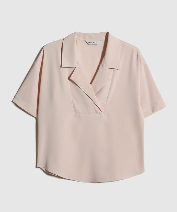 Blusa Unicolor Cuello Resort