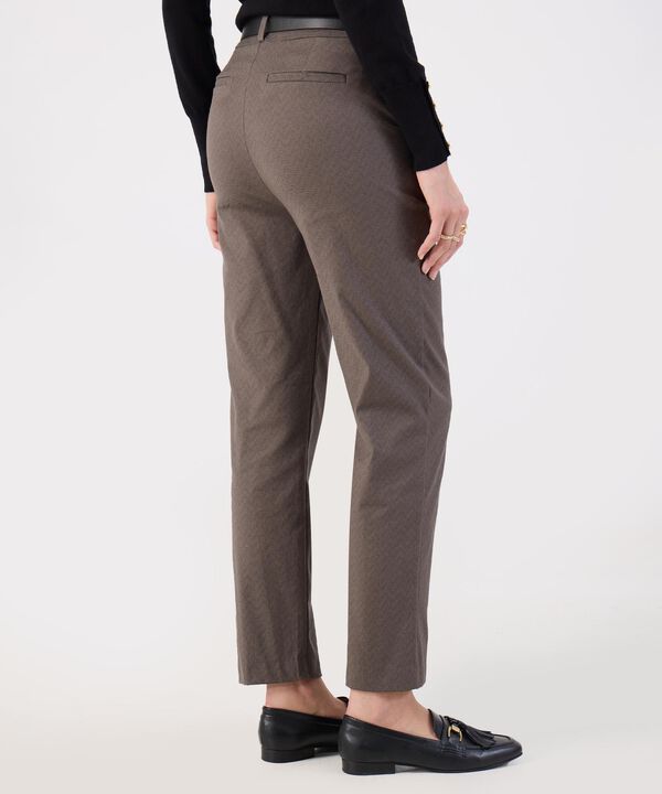 Pantalón Sastre Estampado Micro