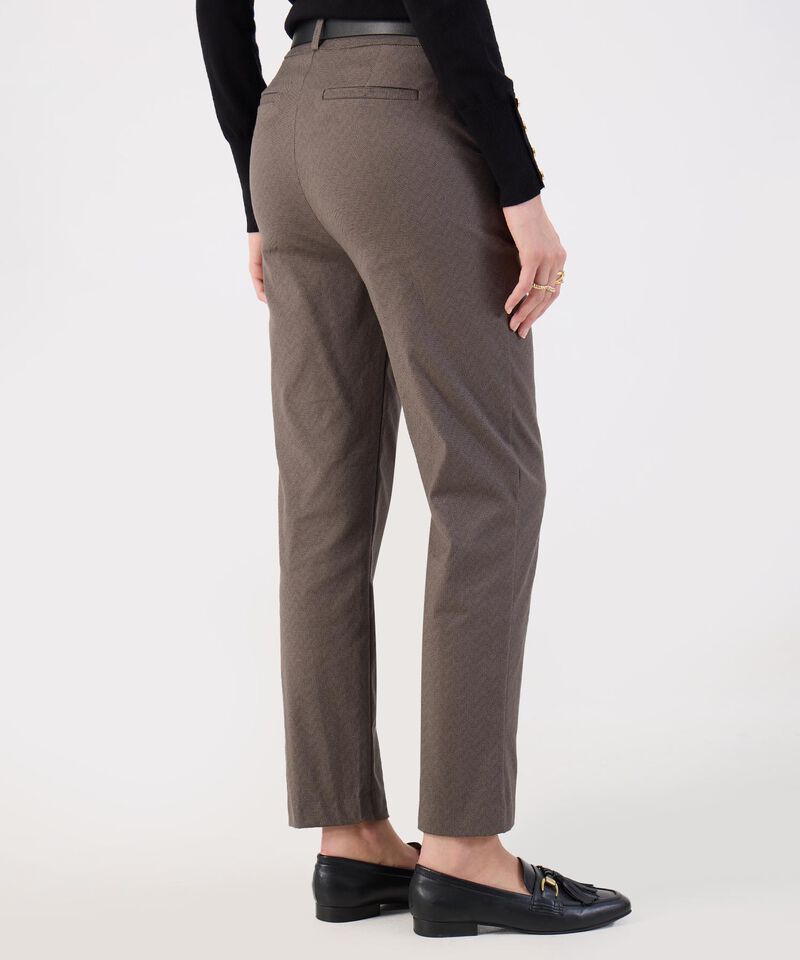 Pantalón Sastre Estampado Micro