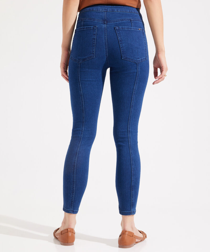 Jeggings Tiro Alto Tono Azul