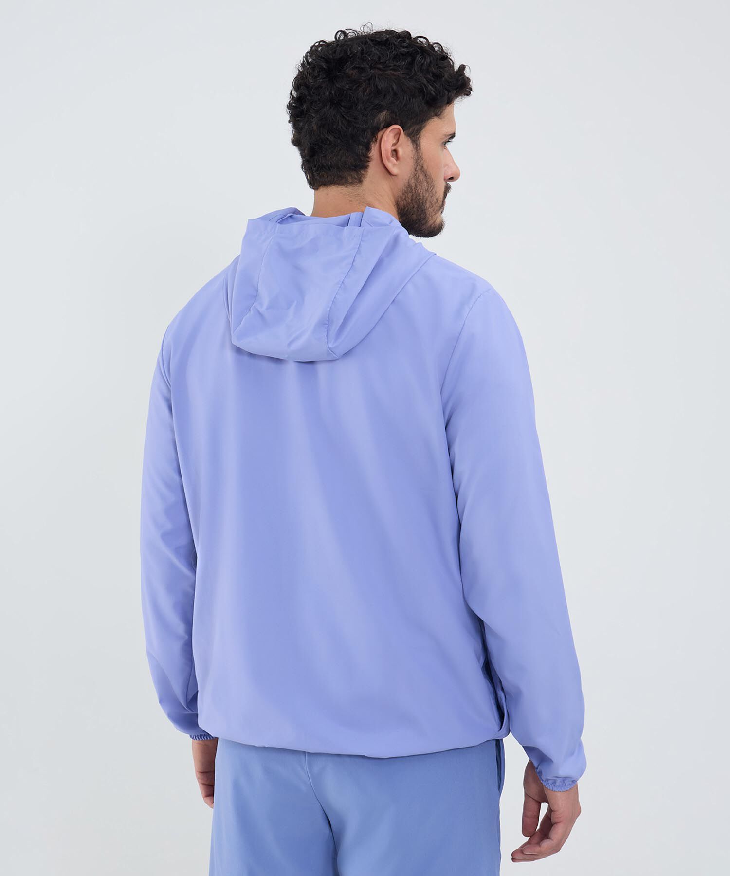 Chaqueta Unicolor Con Bolsillo