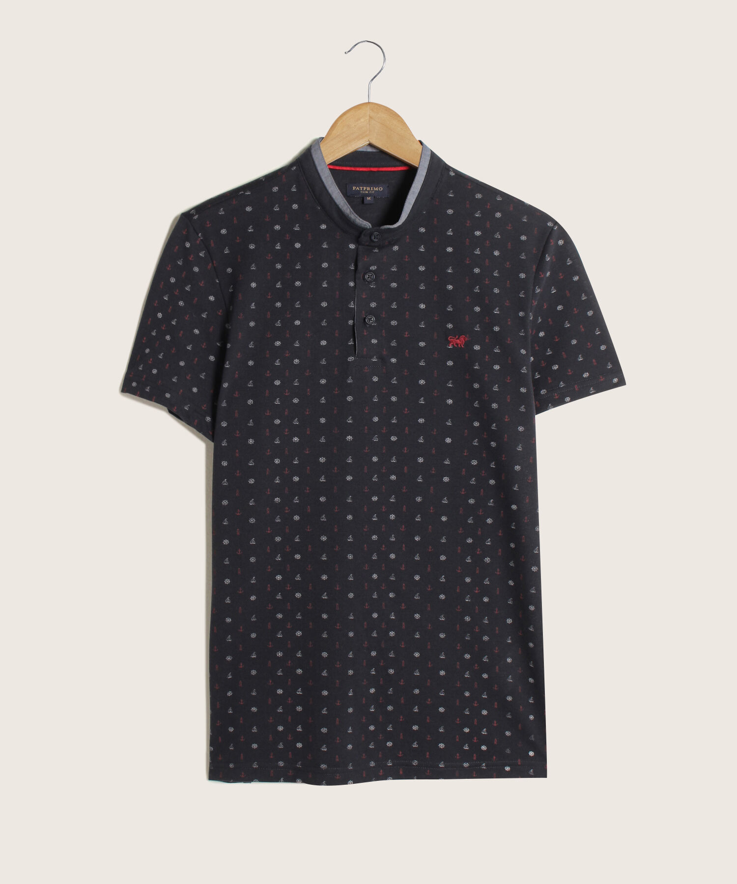Polo Estampado Cuello Neru