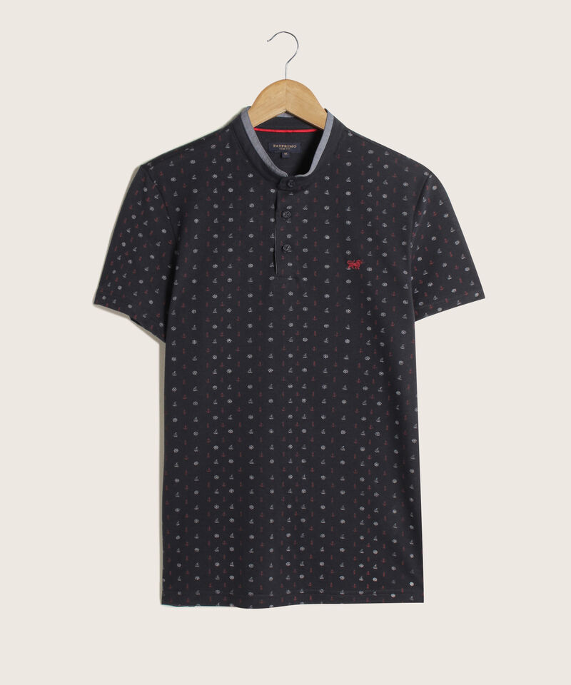 Polo Estampado Cuello Neru
