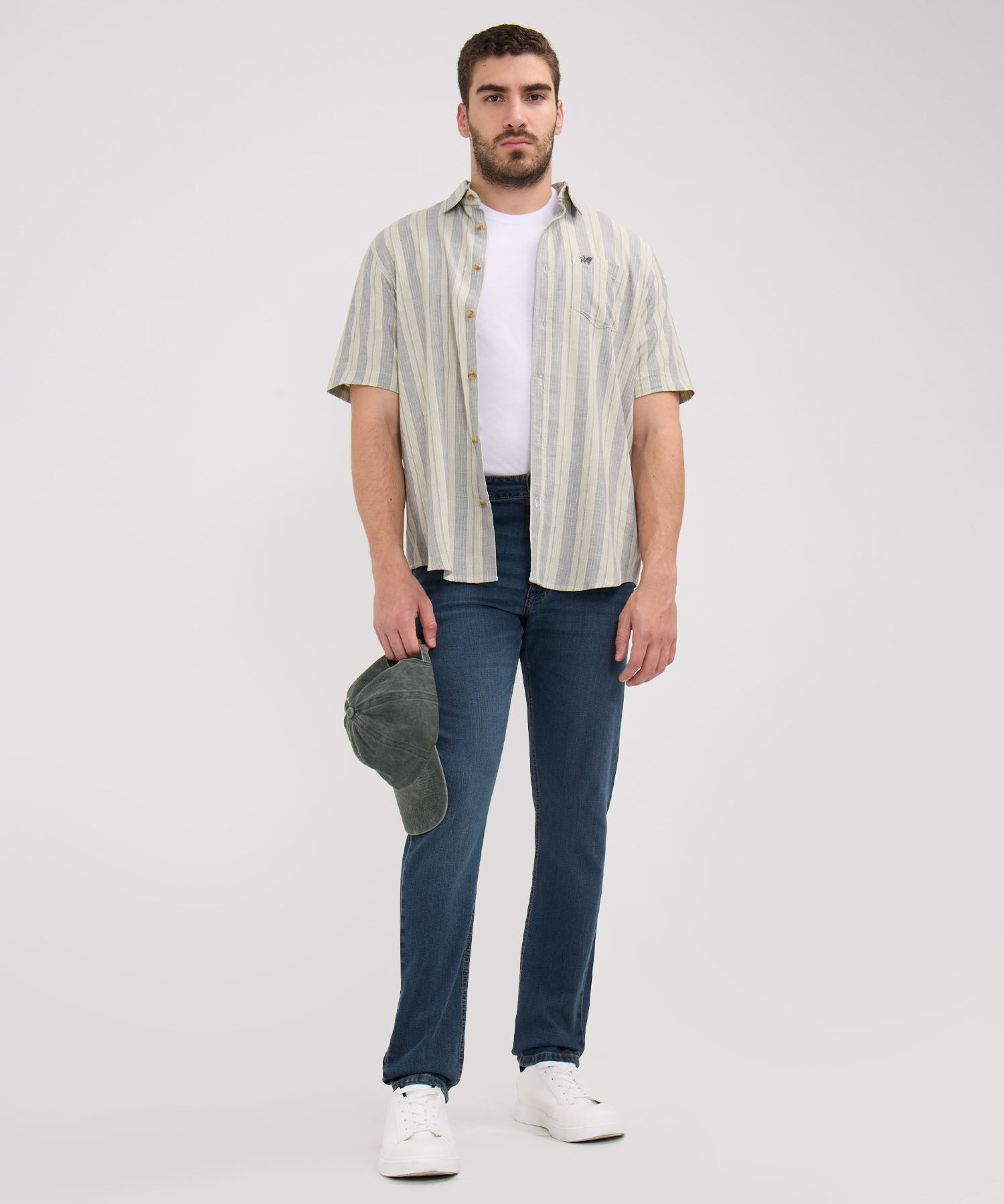 Jean Jean Skinny Masculino Tono Azul Oscuro