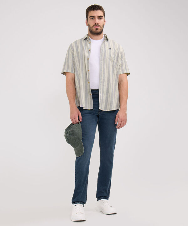 Jean Jean Skinny Masculino Tono Azul Oscuro image number null