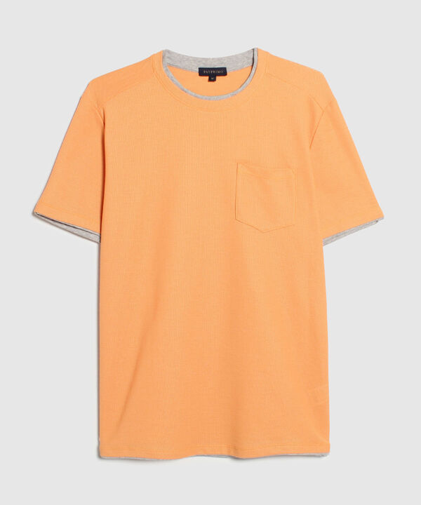 Camiseta Cuello Redondo Unicolor