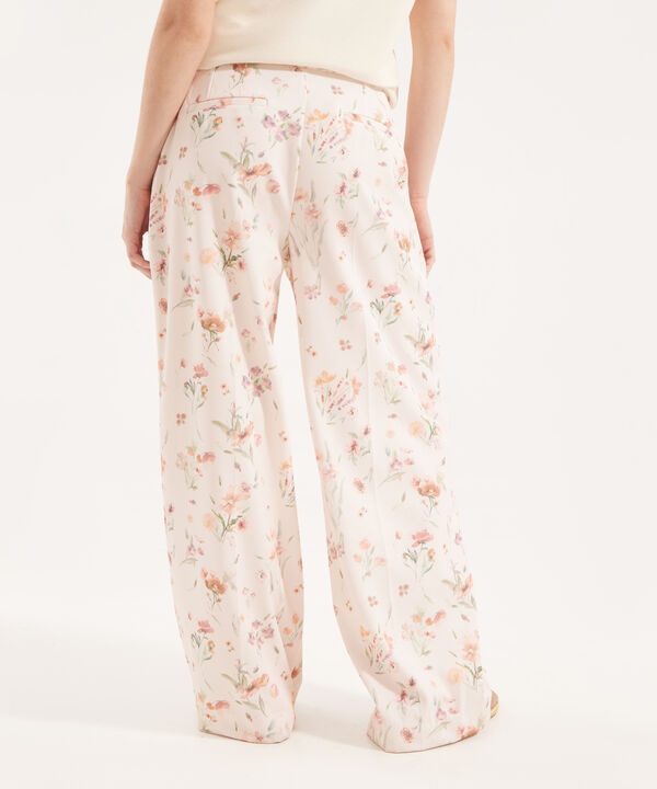 Pantalón Culotte Con Estampado