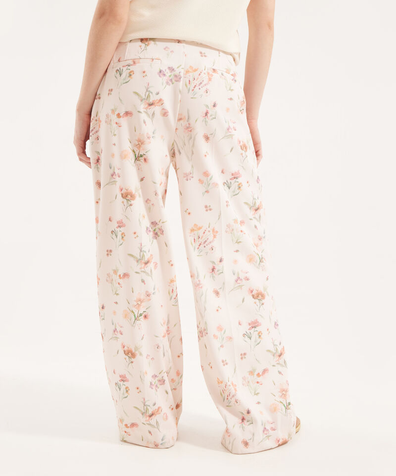 Pantalón Culotte Con Estampado