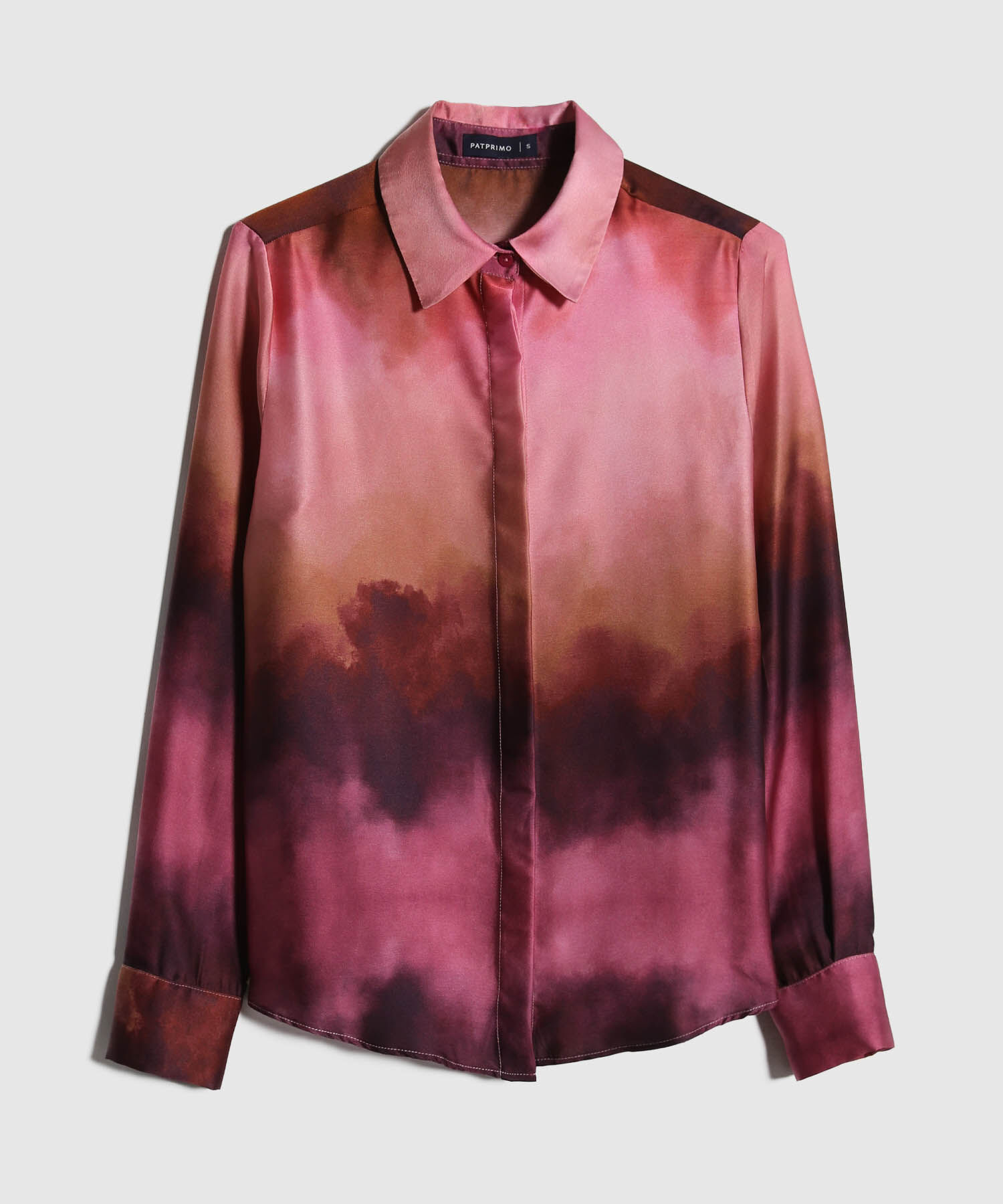 Camisa Satinada Estampada