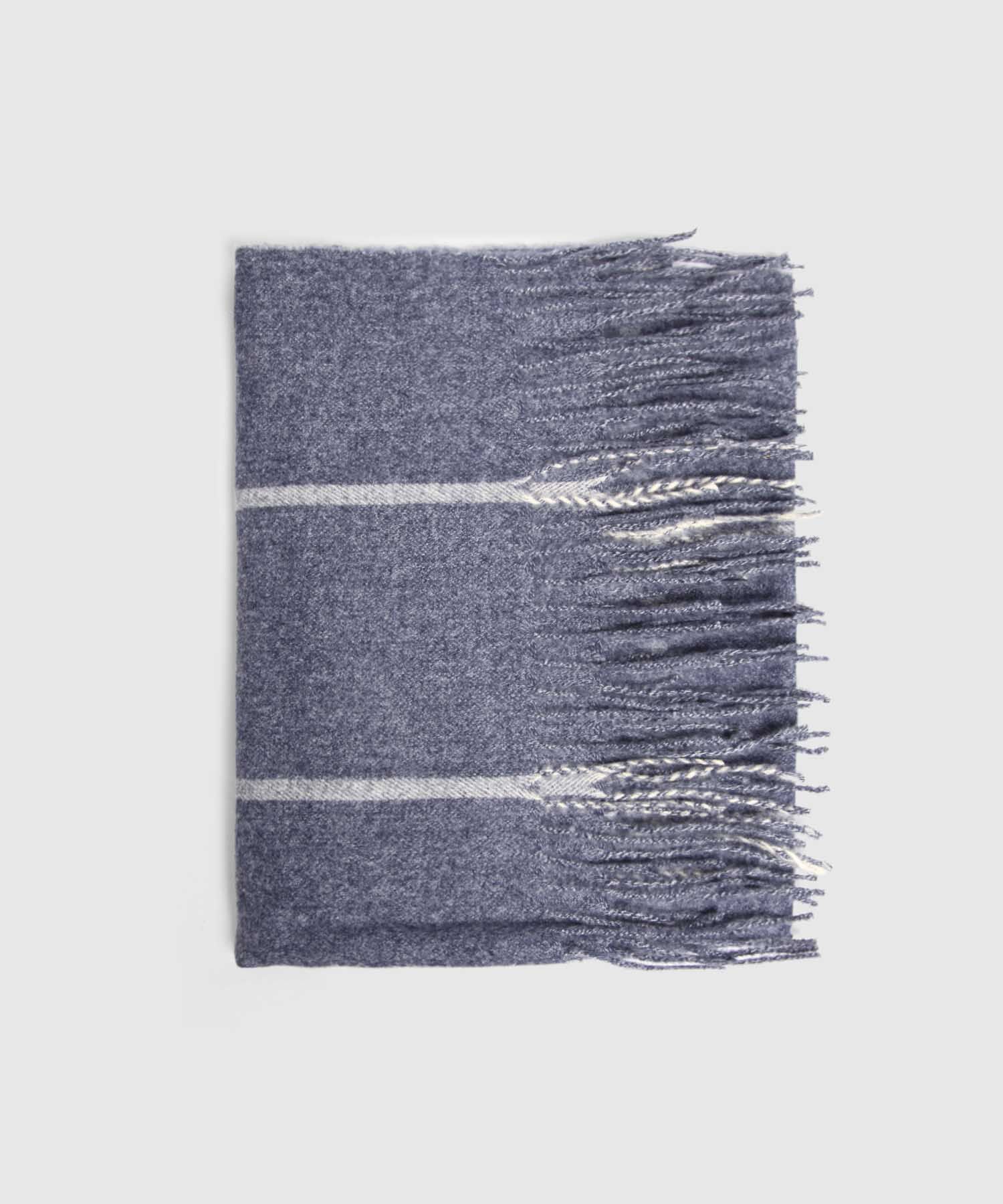 Bufanda de Invierno con Diseño a Rayas Para Hombre