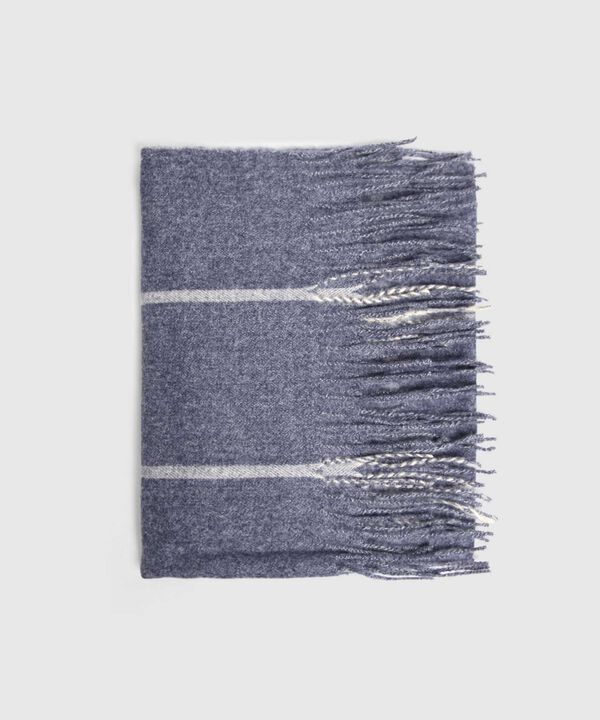 Bufanda de Invierno con Diseño a Rayas Para Hombre image number null