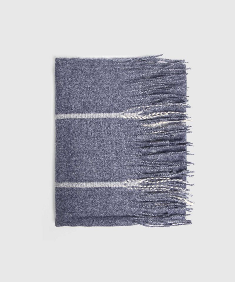 Bufanda de Invierno con Diseño a Rayas Para Hombre