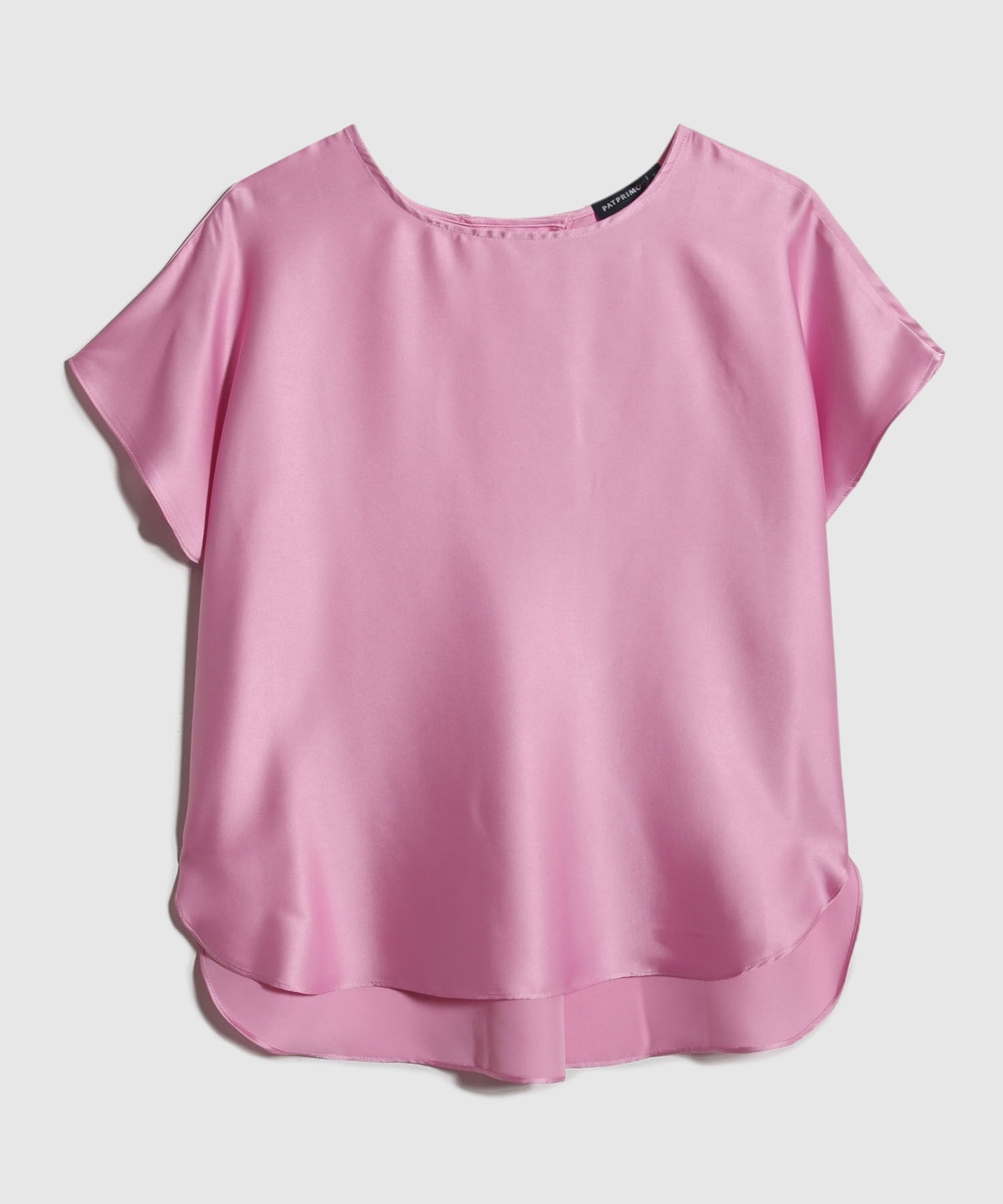 Blusa Unicolor Manga Corta