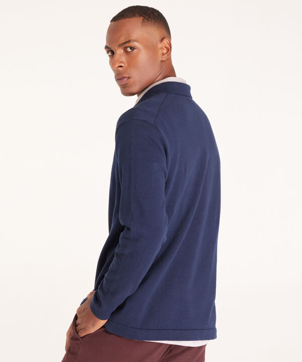 Saco Manga Larga Cuello Tipo Polo