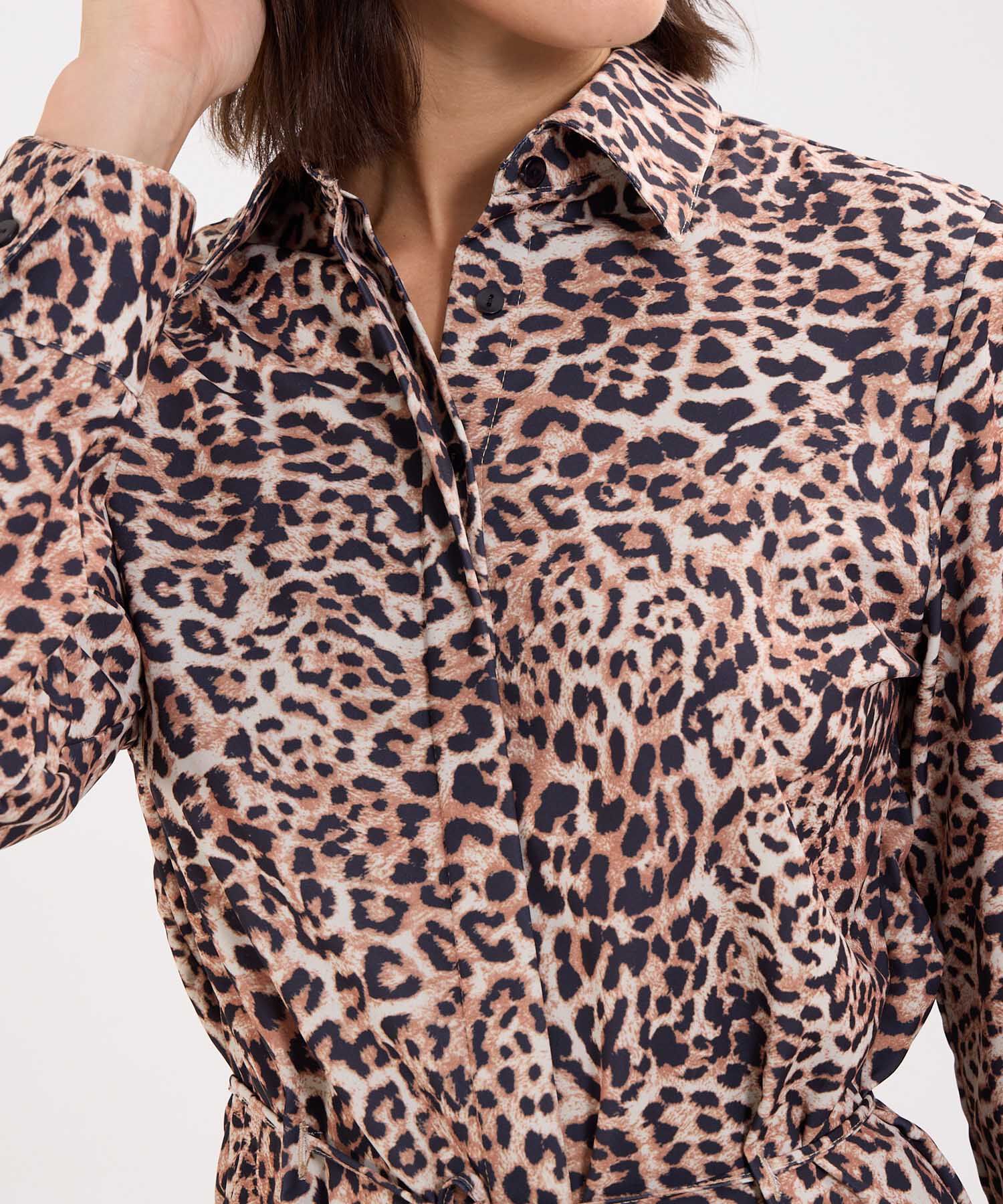 Camisa animal print mujer store