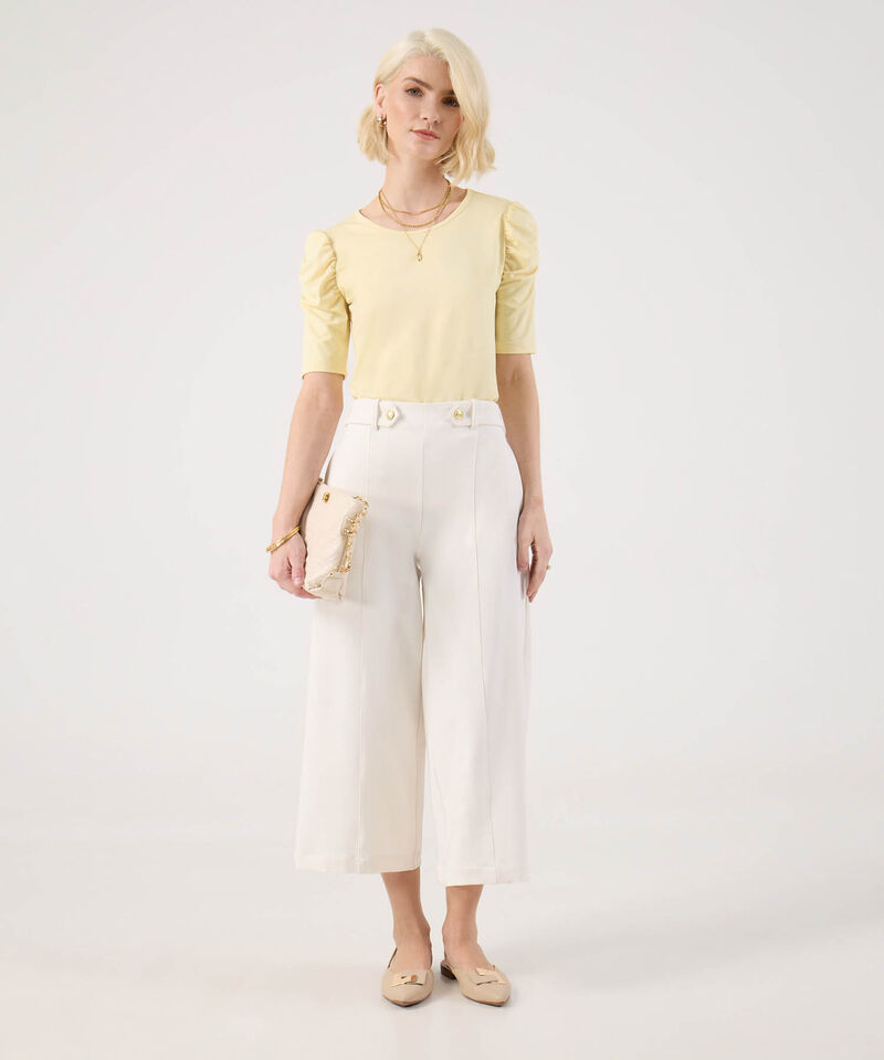 Pantalón Culotte Tiro Alto
