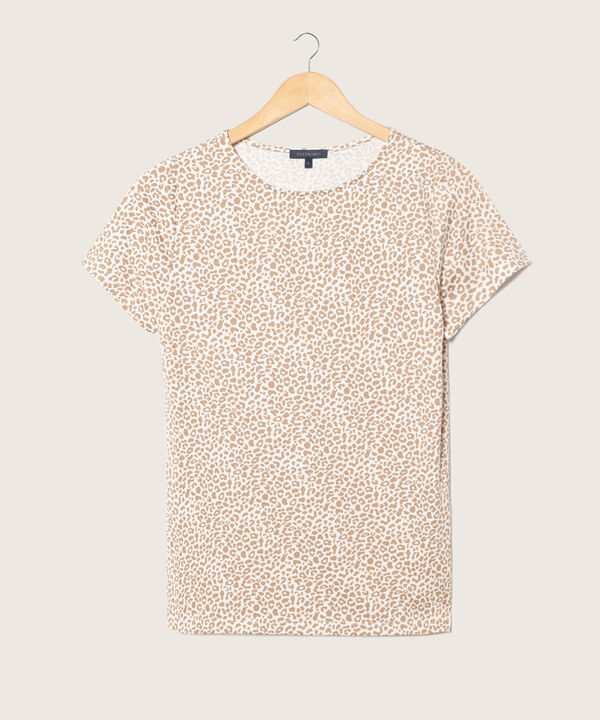 Camiseta Manga Corta Cuello Redondo Estampada