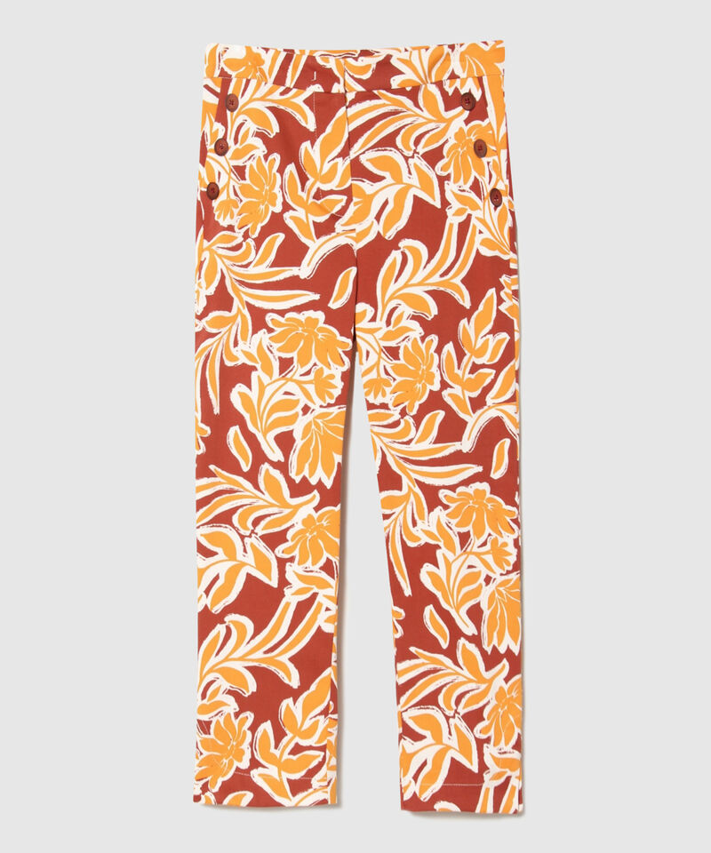 Pantalón Capri Con Estampado