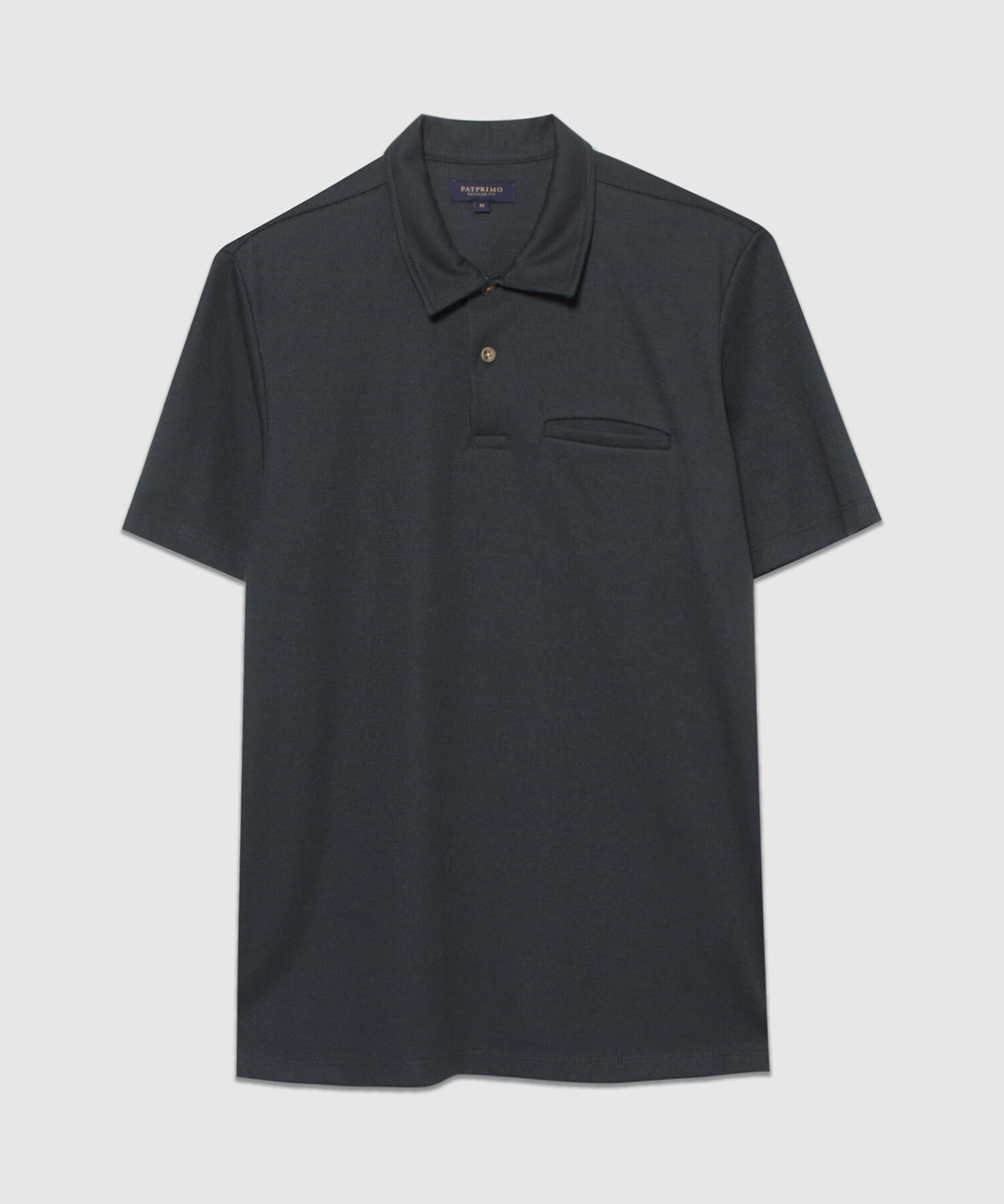 Polo Unicolor Cuello Maquina