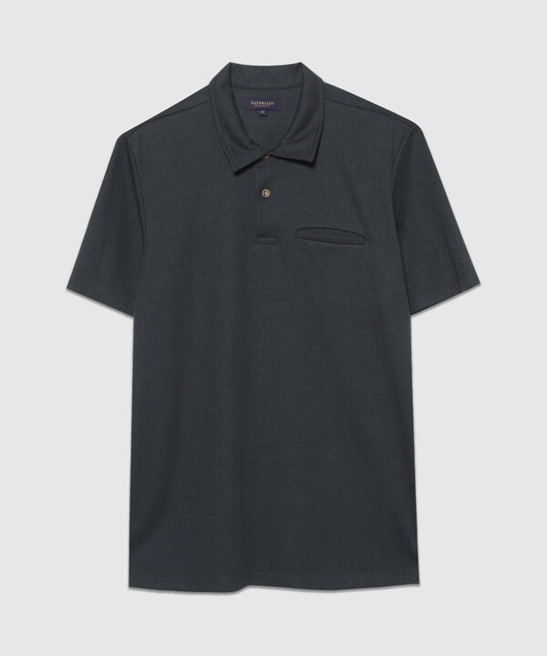 Polo Unicolor Cuello Maquina