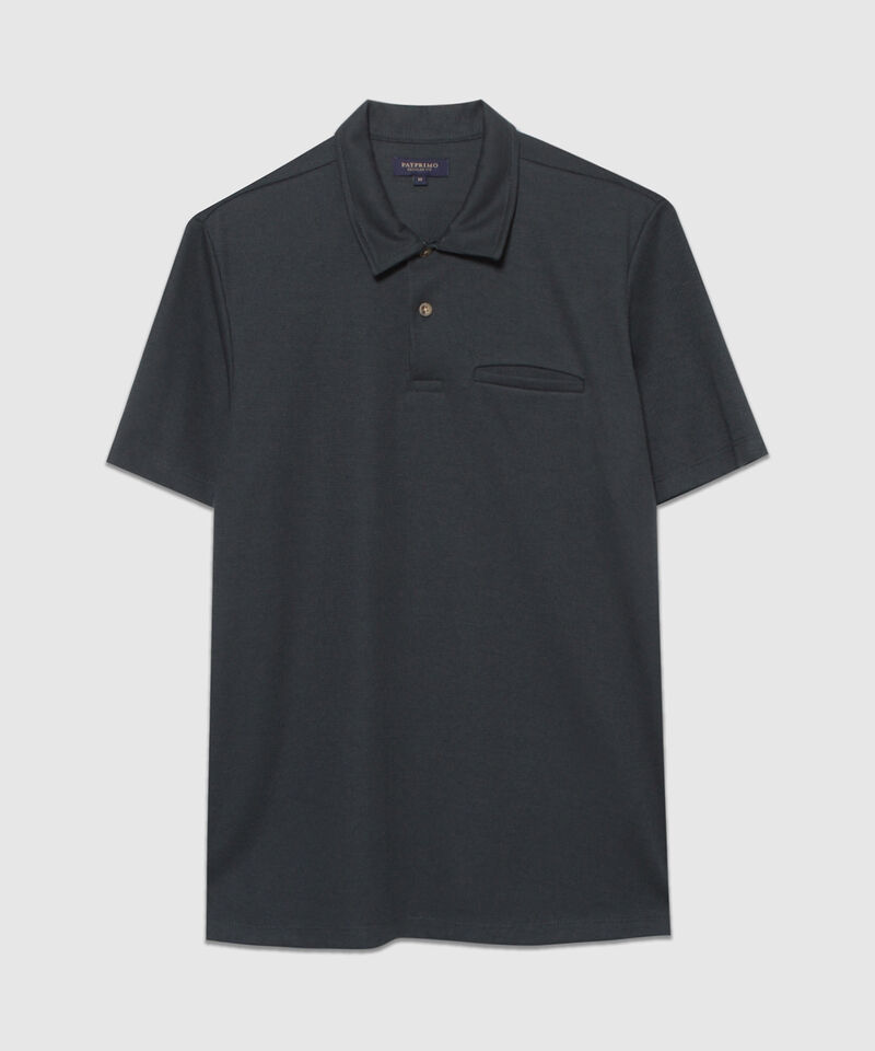Polo Unicolor Cuello Maquina
