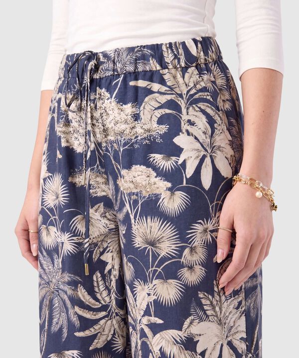 Pantal&oacute;n Amplio Con Cord&oacute;n Mujer