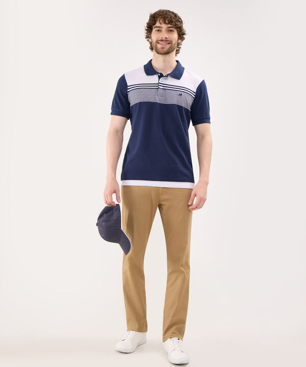 Polo Tejida con Rayas