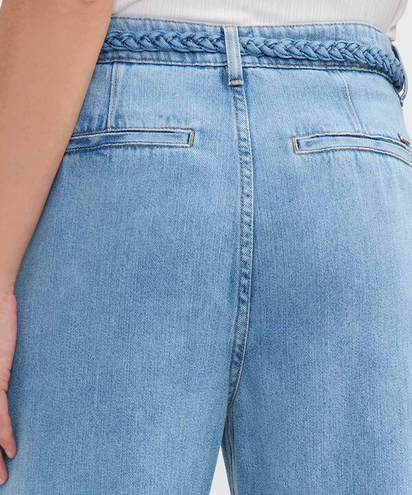 Jeans Wide Leg Tono Claro