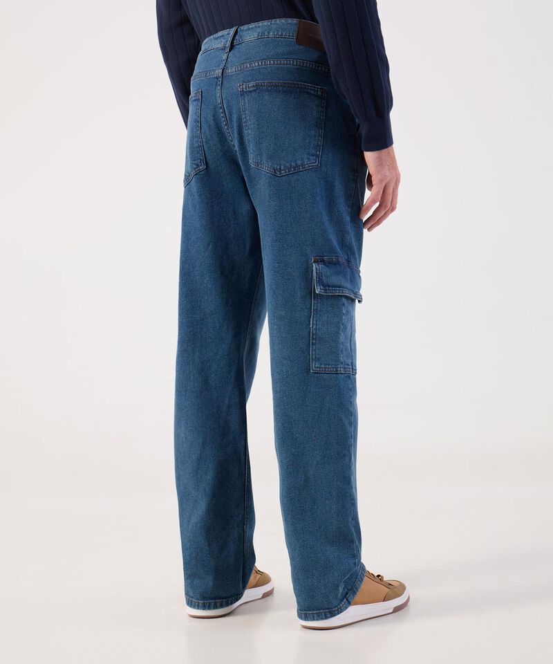 Jean Cargo de Estilo Funcional y Urbano Para Hombre