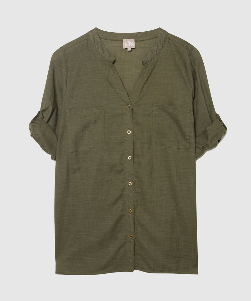 Blusa Manga ¾ con Cuello Neru