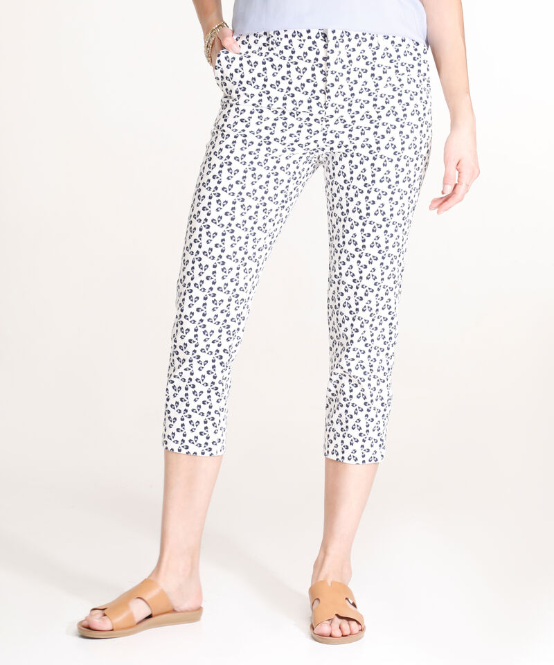 Pantalón Capri Con Bolsillos Laterales