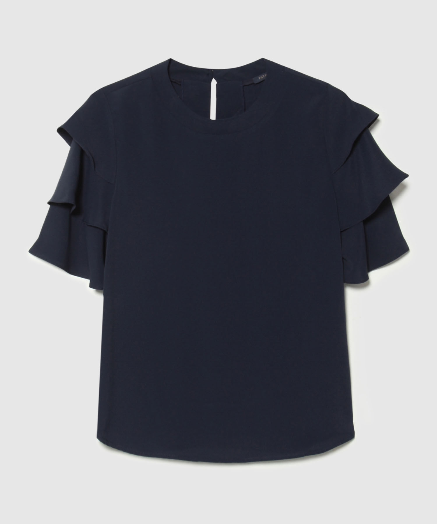 Blusa Manga Corta Unicolor
