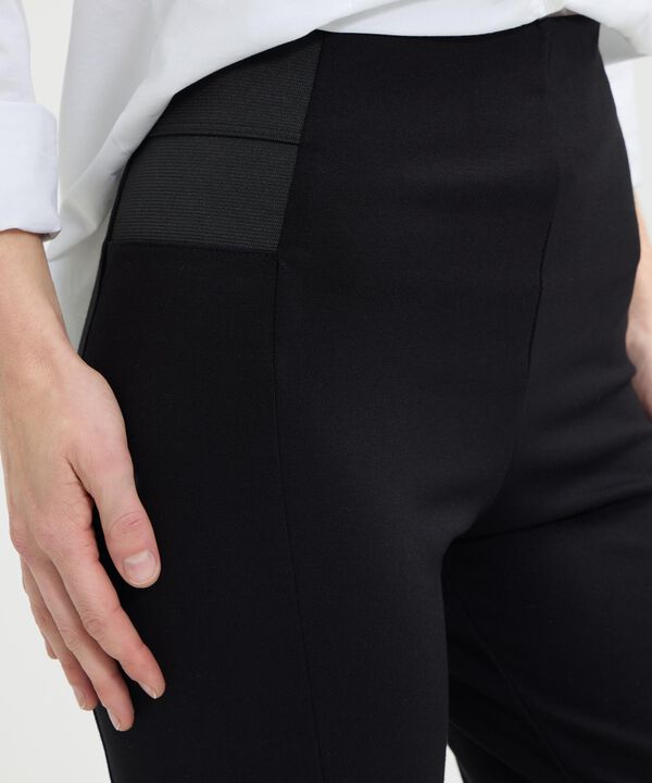Leggins Unicolor Con Elastico En Costados image number null