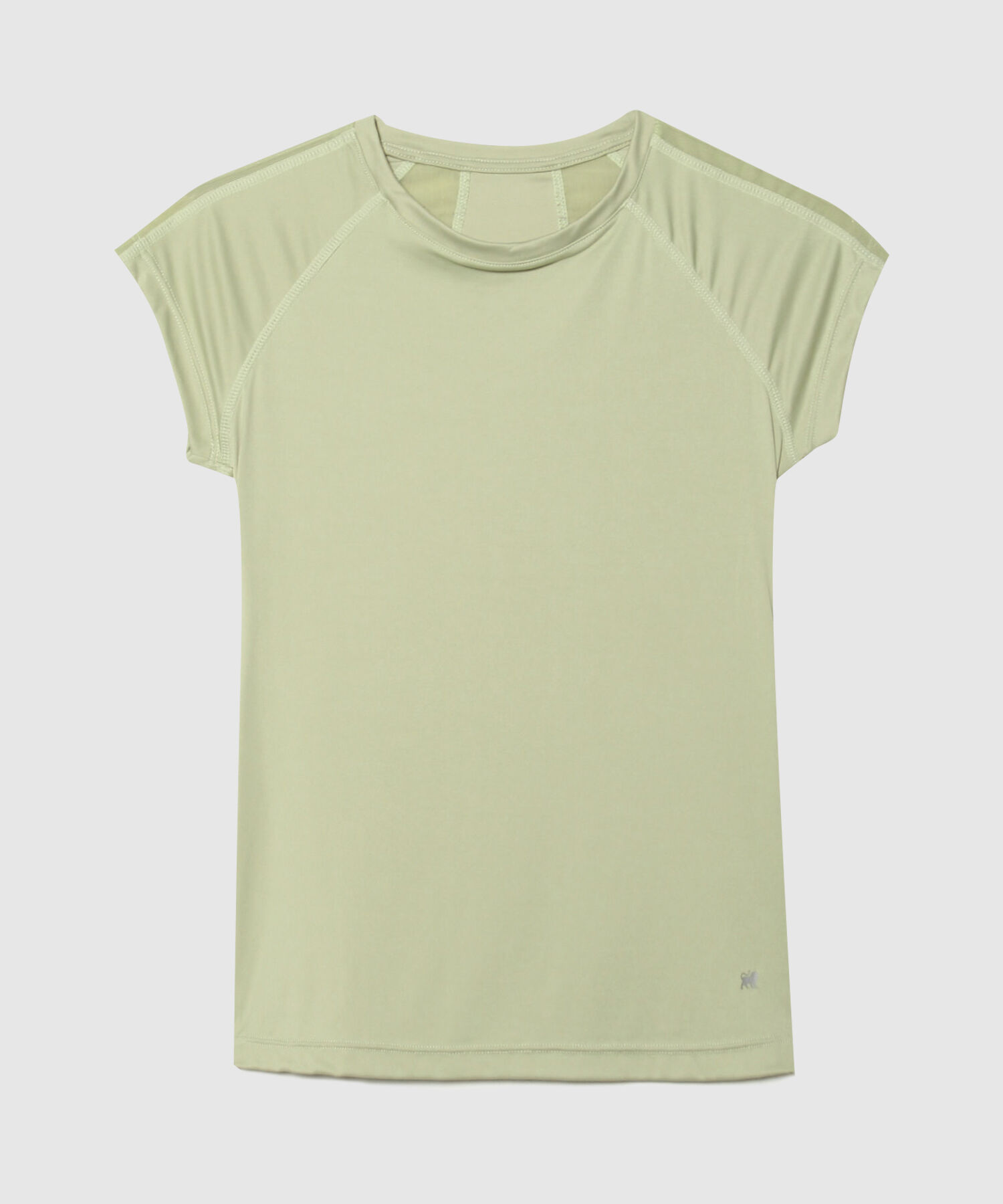 Camiseta Manga Corta Cuello Redondo Con Cortes Espalda, Sport Líneas Patprimo