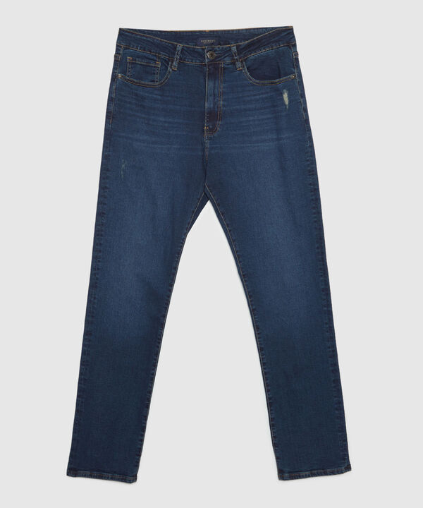 Jean Regular Tapper Tono Azul