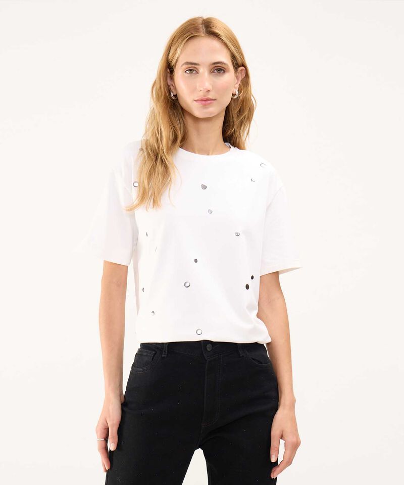 Camiseta con Broches