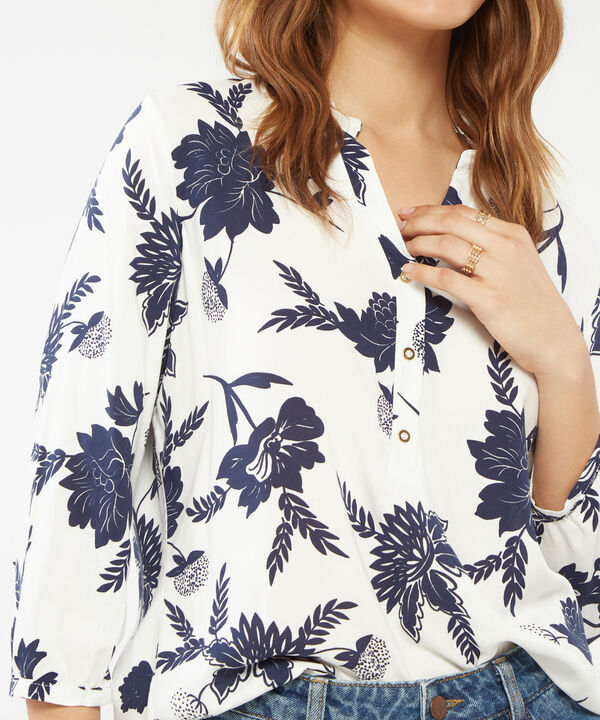 Blusa Manga 3/4 Estampada