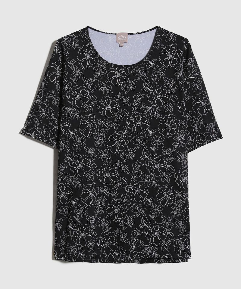 Camiseta mujer manga 3/4 estampada