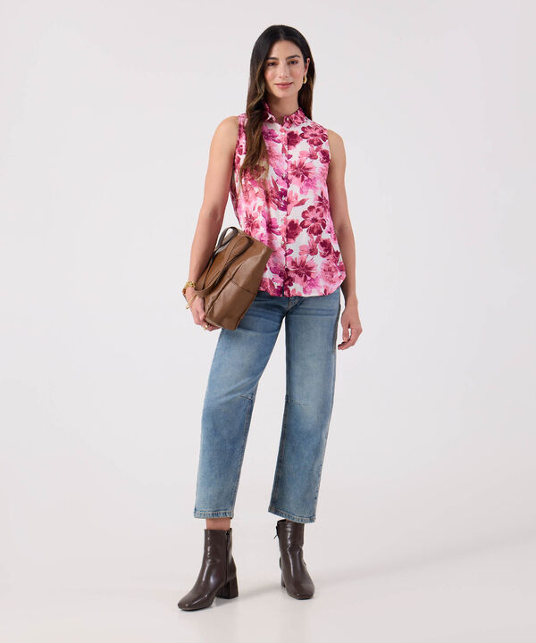 Blusa Estampada Manga Sisa  image number null