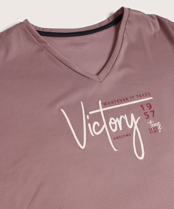 Camiseta Cuello V Con Screen