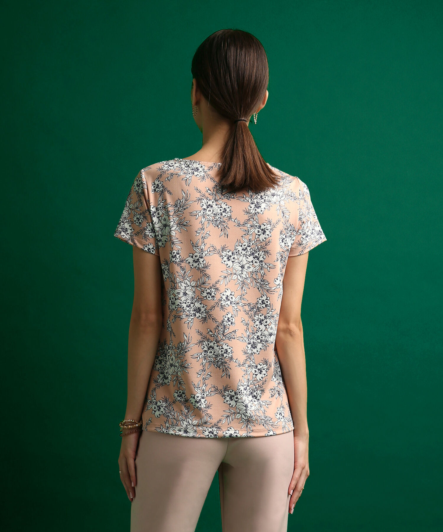 Camiseta Manga Corta Cuello Redondo Estampada